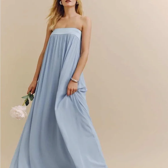 Reformation Maribelle Dress Retails Color Mineral Brand New - Picture 7 of 14